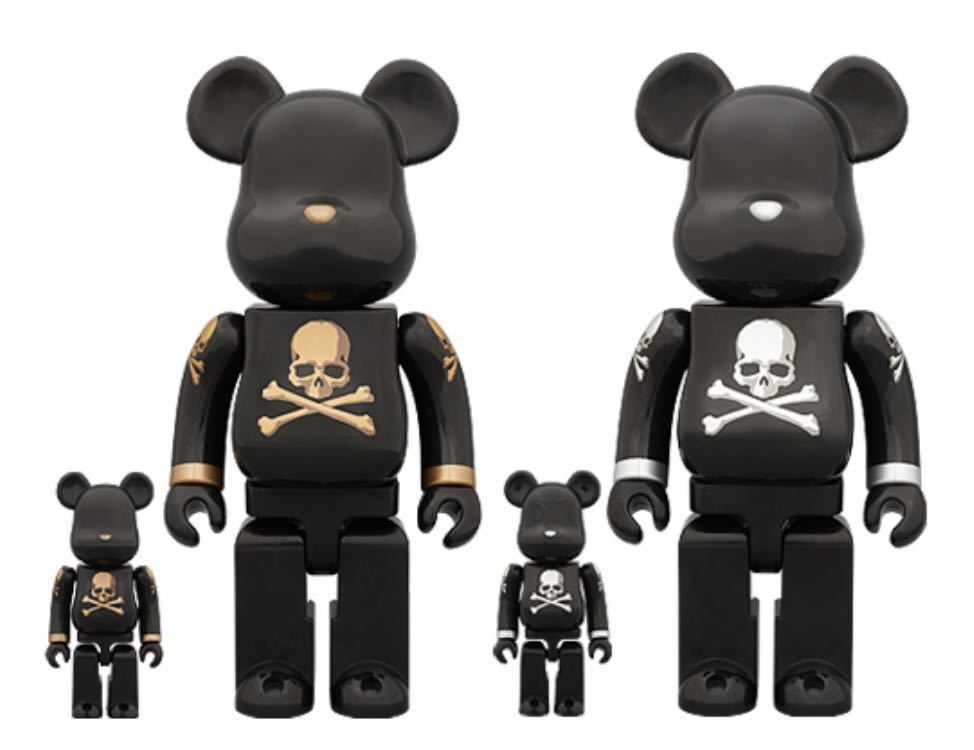 BE＠RBRICK mastermind JAPAN black & gold black & silver 2セット