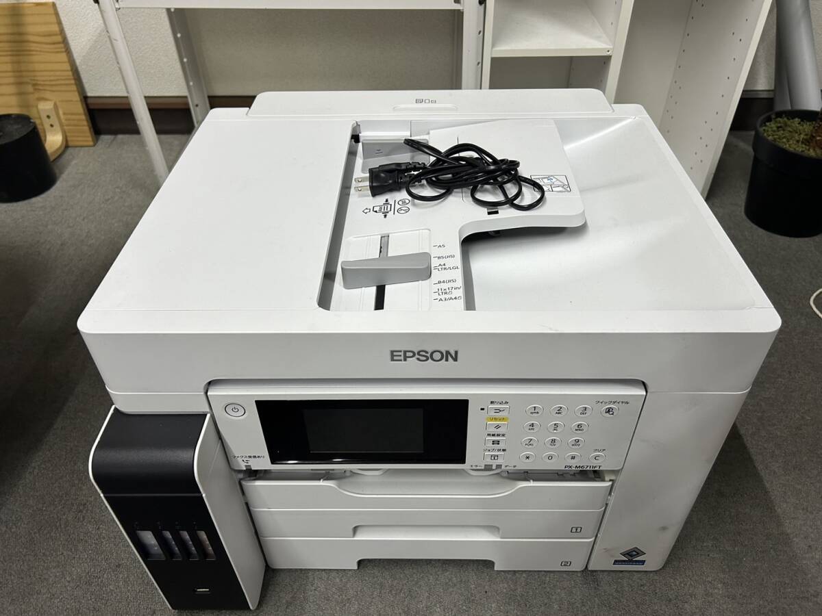 EPSON プリンター PX-M6711FT インクジェットプリンター カラー複合機 A3対応 ビジネス インクジェット複合機 エコタンク搭載モデル _画像1