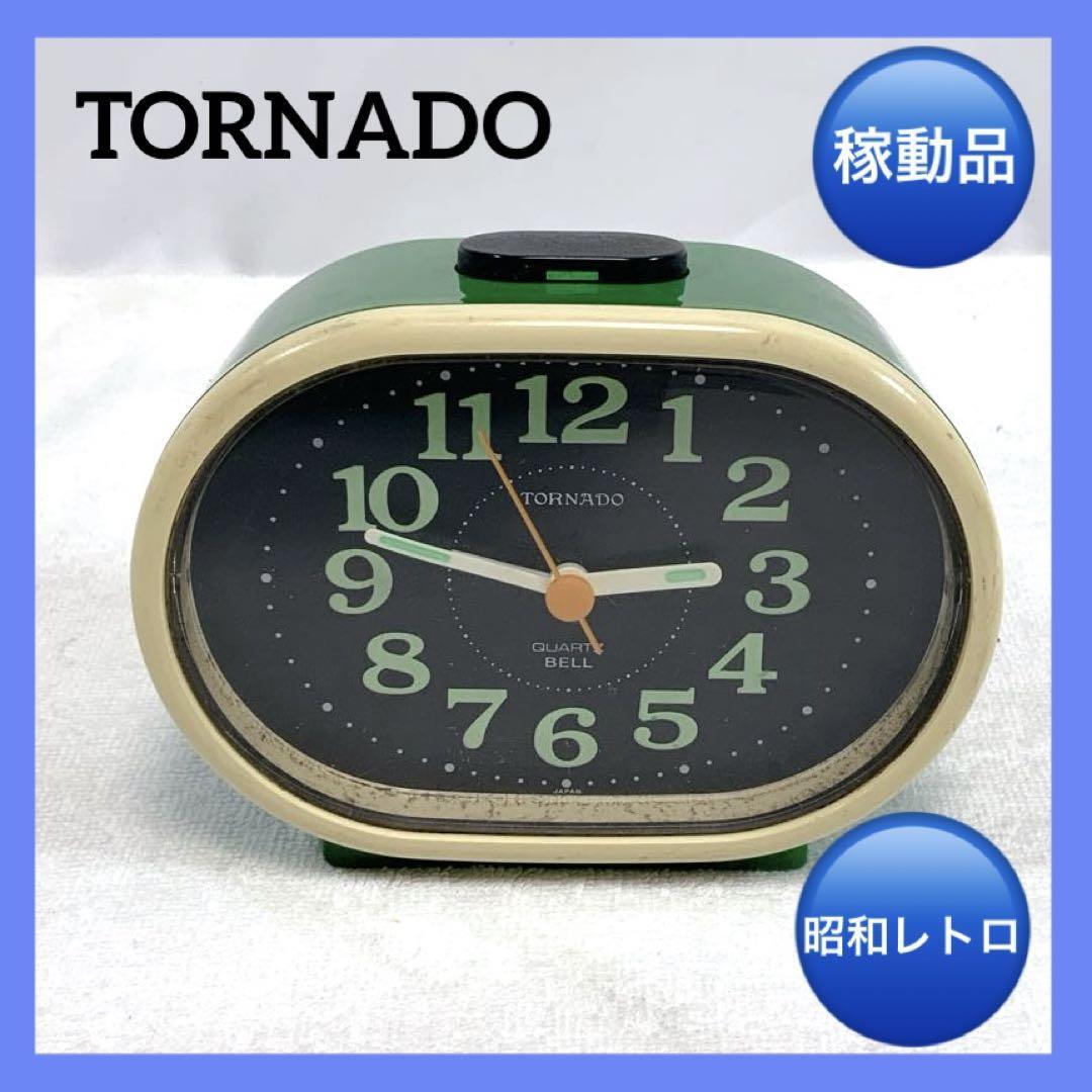 【昭和レトロ】TORNADO 目覚まし時計 希少品_画像1