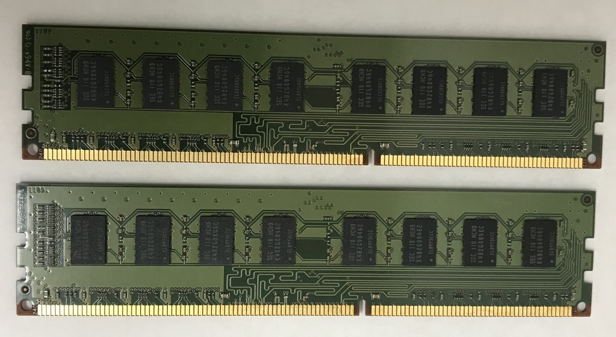 SAMSUNG 2RX8 PC3-10600U 8GB 4GB 2枚組 8GB DDR3 デスクトップ用 メモリ DDR3-1333 4GB 2枚 8GB DDR3 DESKTOP RAM_画像3