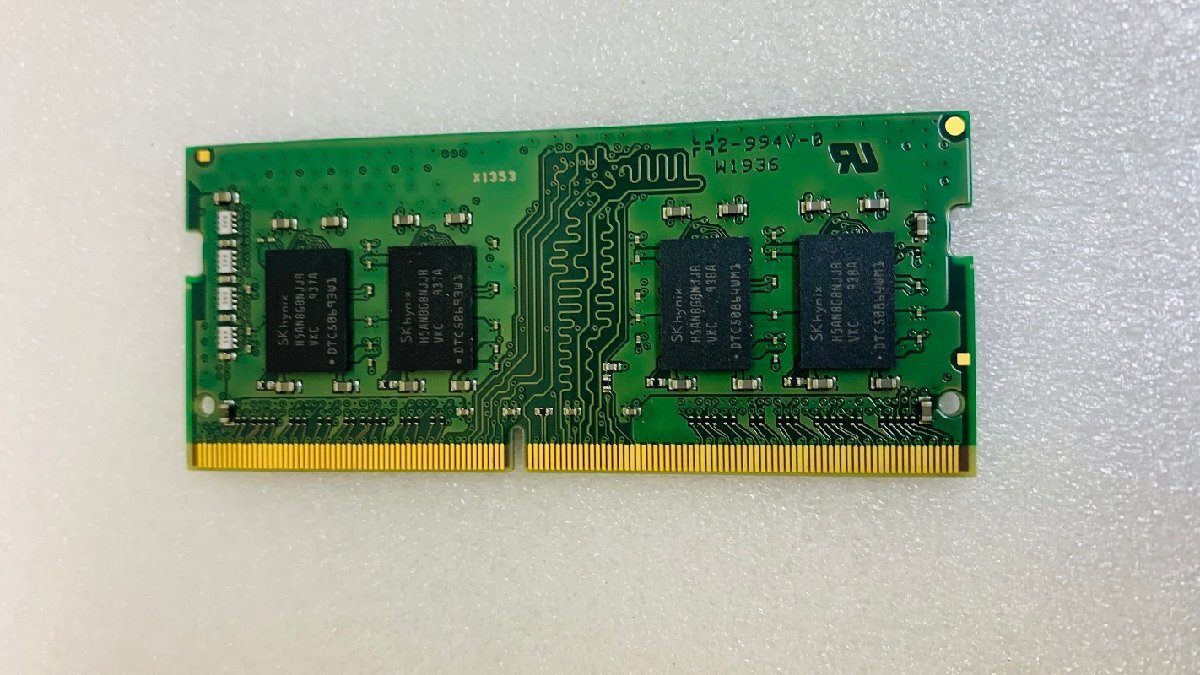 KINGSTON PC4-2666V 8GB DDR4 8GB ノートパソコン用メモリ PC4-21300 8GB 260ピン DDR4 LAPTOP RAM 8GB 中古動作品_画像2