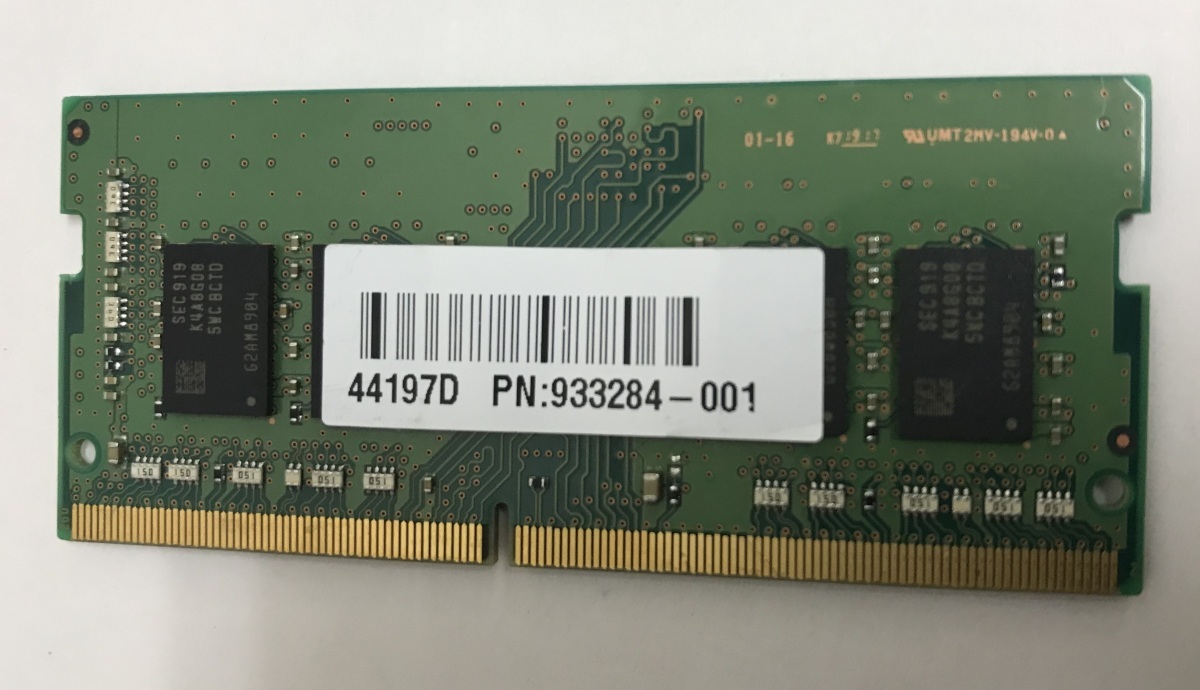 SAMSUNG PC4-2666V 8GB DDR4 ノートパソコン用メモリ PC4-21300 8GB 260ピン DDR4 LAPTOP RAM 中古 品動作品の画像2