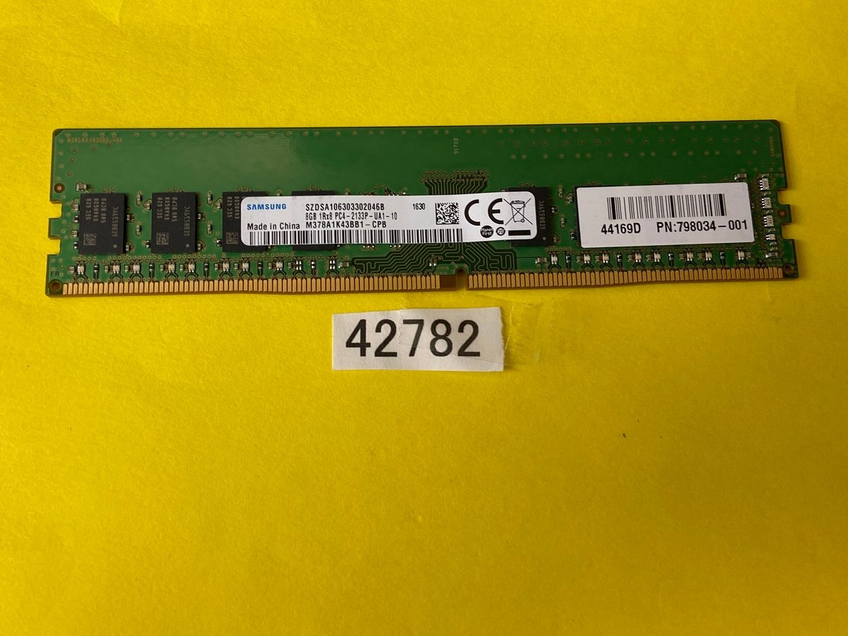 SAMSUNG PC4-2133 8GB DDR4 デスクトップ用メモリ PC4-17000 8GB 288ピン Non-ECCメモリ DDR4 8GB DESKTOP RAM_画像1