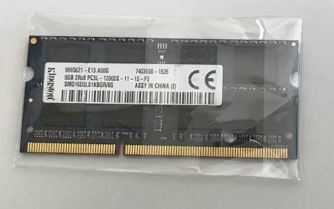 KINGSTON DDR3L 8GB ノートPC用 メモリ DDR3L 1600 (PC3L-12800) 8GB 204ピン DDR3L LAPTOP RAM_画像1