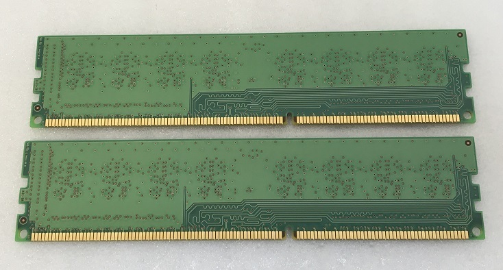 SAMSUNG 1Rx8 PC3-12800U 4GB 2枚組 1セット 8GB DDR3 デスクトップ用 メモリ 240ピン ECC無し DDR3-1600 4GB 2枚で 8GB DDR3 DESKTOP RAM_画像5