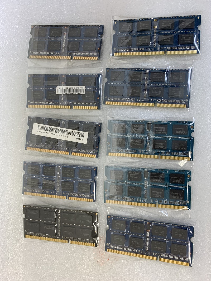 PC3-10600S 4GB 10 pieces set 40GB DDR3 for laptop memory 204 pin ECC less DDR3-1333 4GB 10 sheets DDR3 LAPTOP RAM Manufacturers designation un- possible 