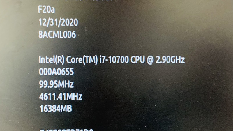 CPU インテル Core i7-10700 2.90GHz SRH6Y LGA1200 i7第10世代 プロセッサー Intel Core i7 10700 中古動作確認済み_画像3
