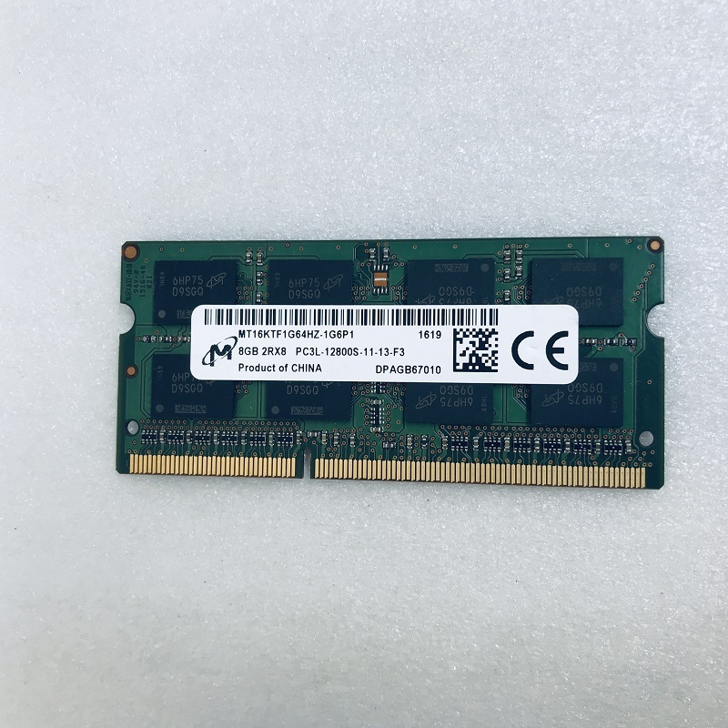 MICRON DDR3L-12800S-11-13-f3 PC3-12800 8GB DDR3L ノートPC用 メモリ DDR3L 1600 8GB 204ピン DDR3L 8GB LAPTOP RAMの画像3