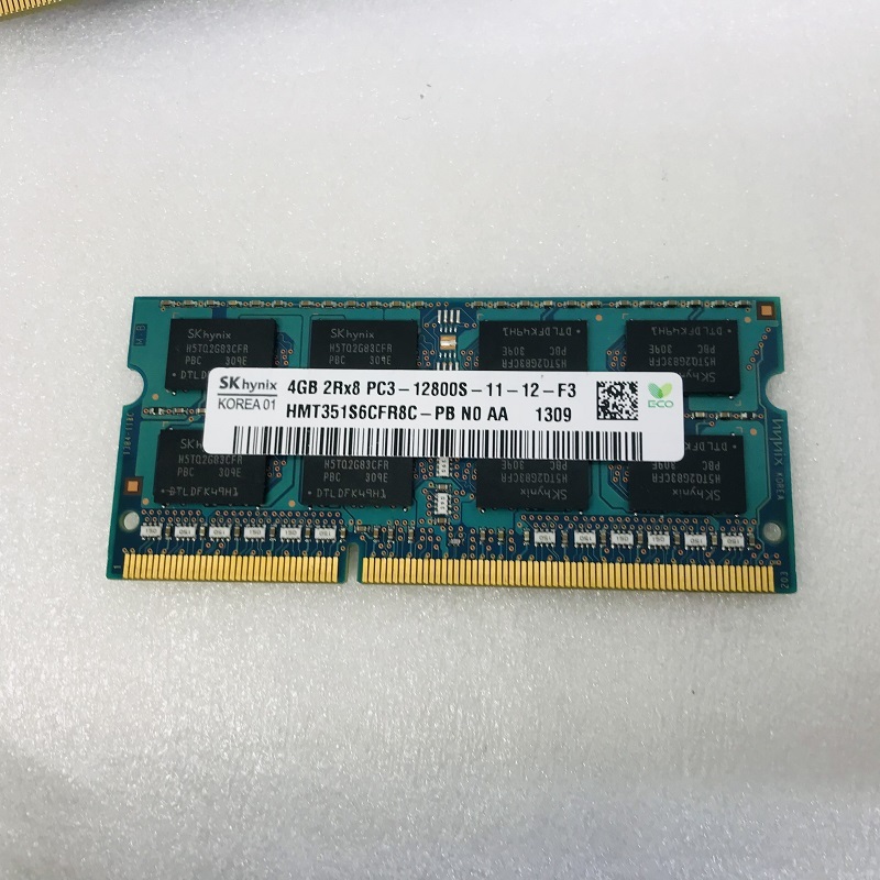 SK HYNIX 2Rx8 PC3-12800S 4GB DDR3 ノートパソコン用メモリ DDR3-1600 4GB LAPTOP-RAM 204ピン Non ECC メモリ_画像3