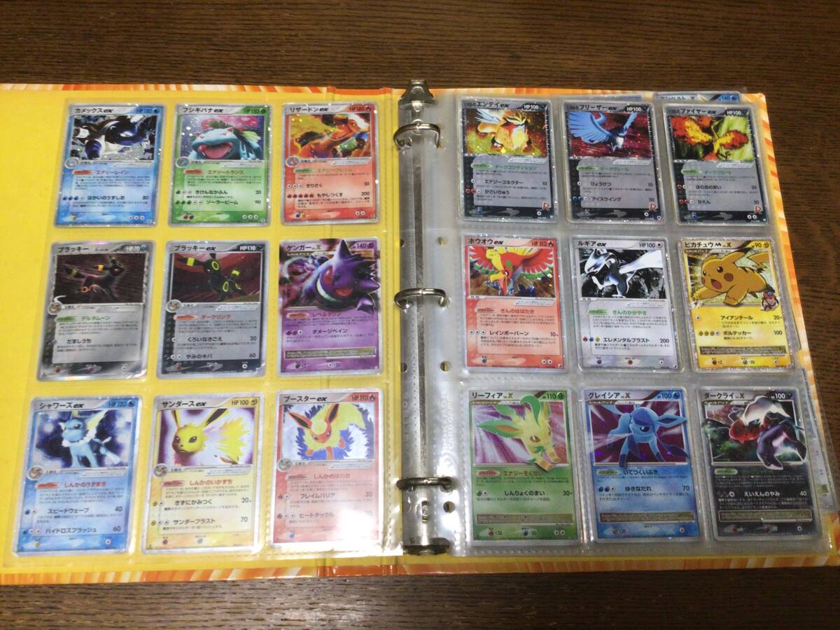 ポケモンカード ADV PCG ex LV.X δ種 ホロ キラのみ ダブりなし 144枚 ファイル バインダー付 旧裏面 ALL holo _画像1