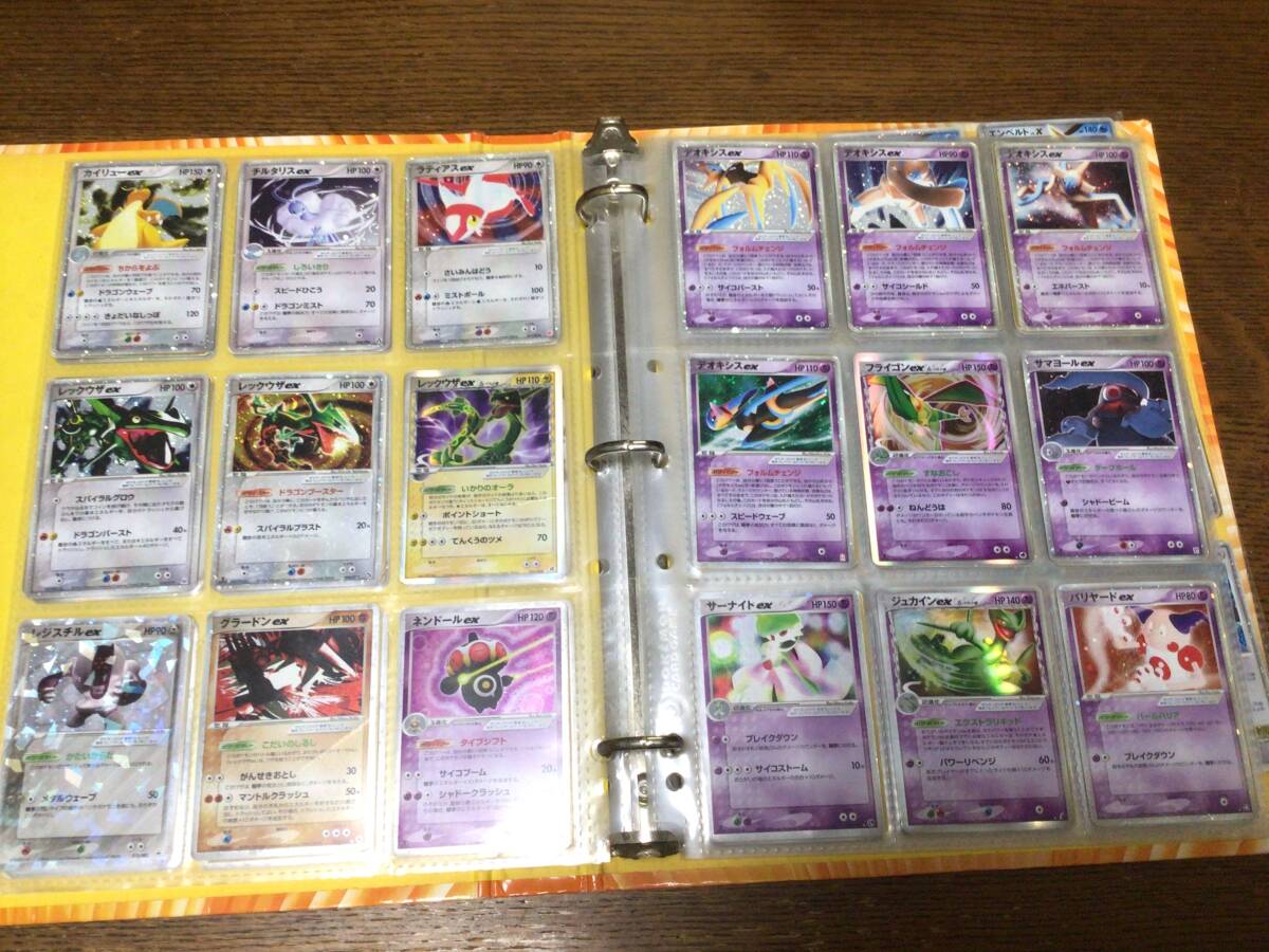 ポケモンカード ADV PCG ex LV.X δ種 ホロ キラのみ ダブりなし 144枚 ファイル バインダー付 旧裏面 ALL holo _画像2