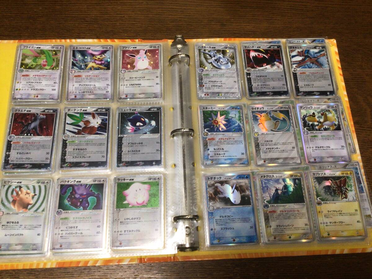 ポケモンカード ADV PCG ex LV.X δ種 ホロ キラのみ ダブりなし 144枚 ファイル バインダー付 旧裏面 ALL holo _画像5