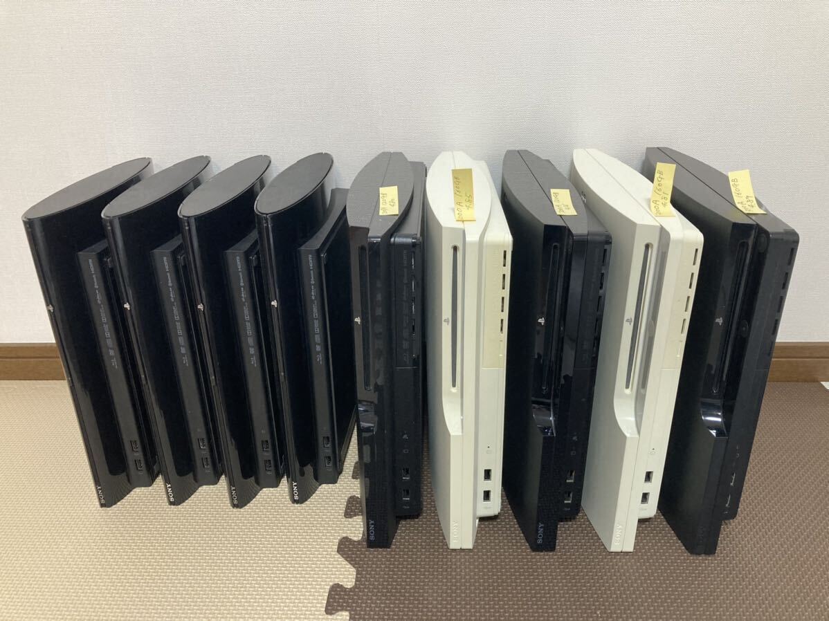 PS3 本体 CECH-2000A～4300C まとめて 9台セット 120GB 500GB 動作良好品の画像1