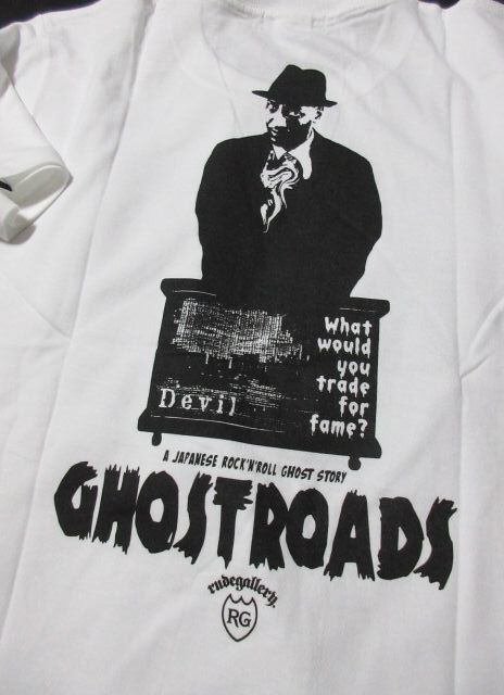 M 映画 GHOST ROADS ゴーストロード × RUDE GALLERY ルードギャラリー Tシャツ 白 _画像3