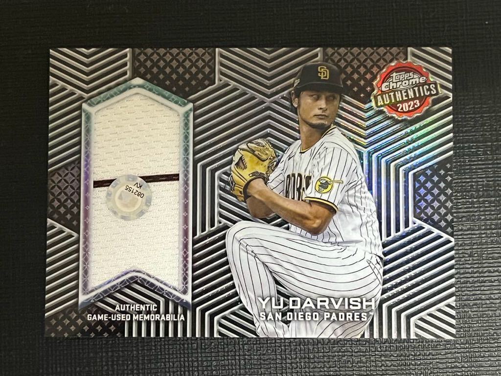 ダルビッシュ有 2023 Topps Chrome Authentics Relic Patch Game Used WBC Yu Darvish パドレス MLB認証ホログラム付きレリック_画像1