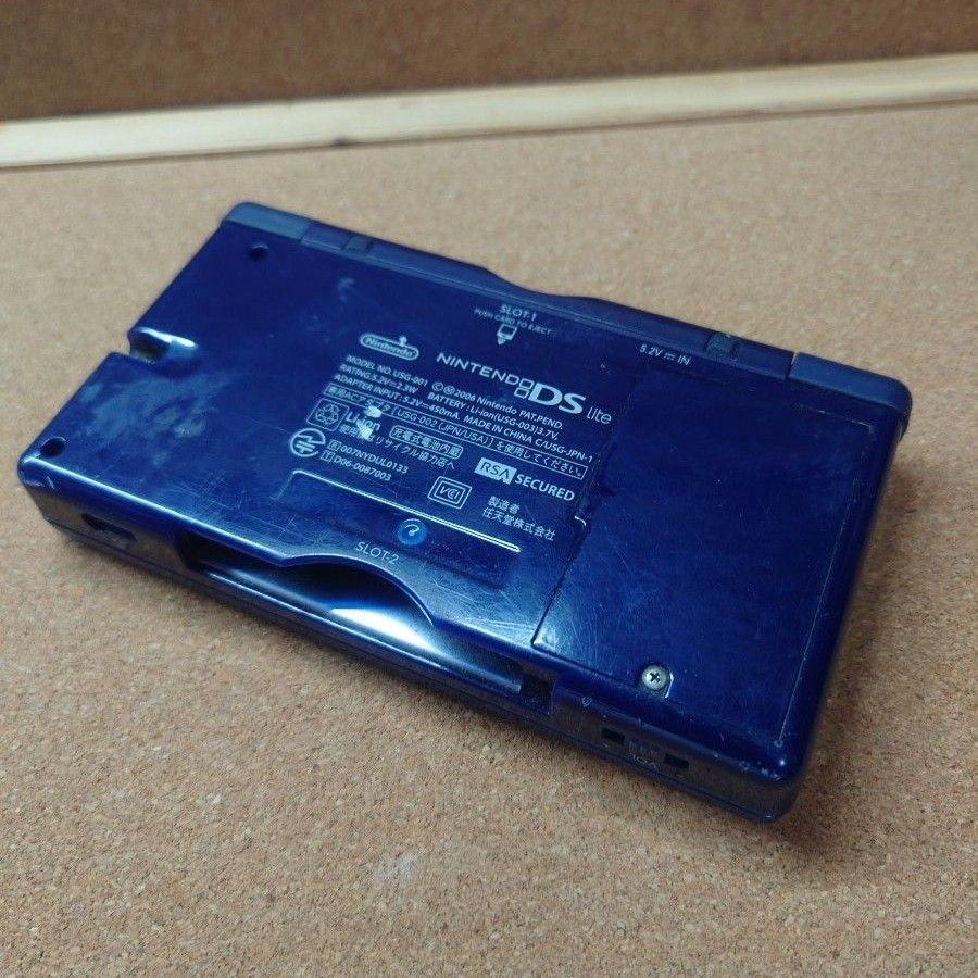 ジャンク品ニンテンドーDS Lite　ネイビー