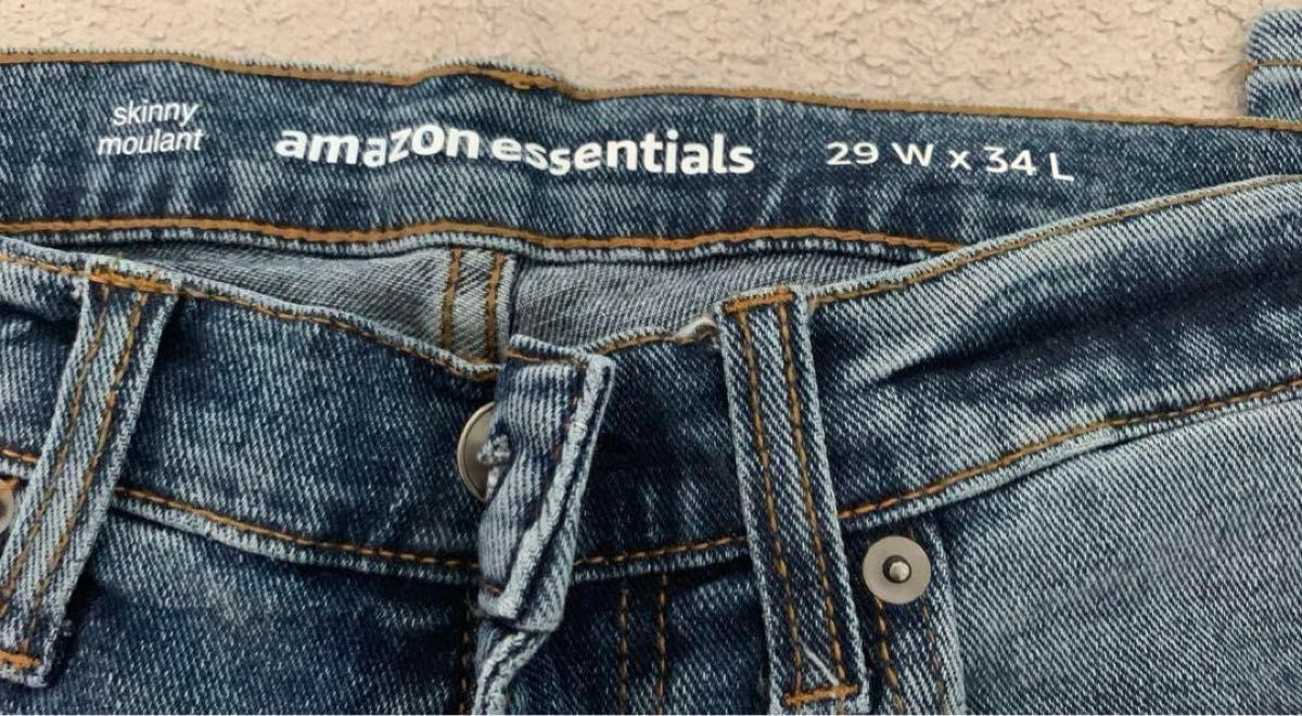 Amazon Essentials ジーンズ スキニーフィット ストレッチ メンズ