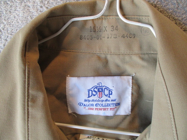  free shipping used US military shirt 3770(151/2,34) Vietnam war USA
