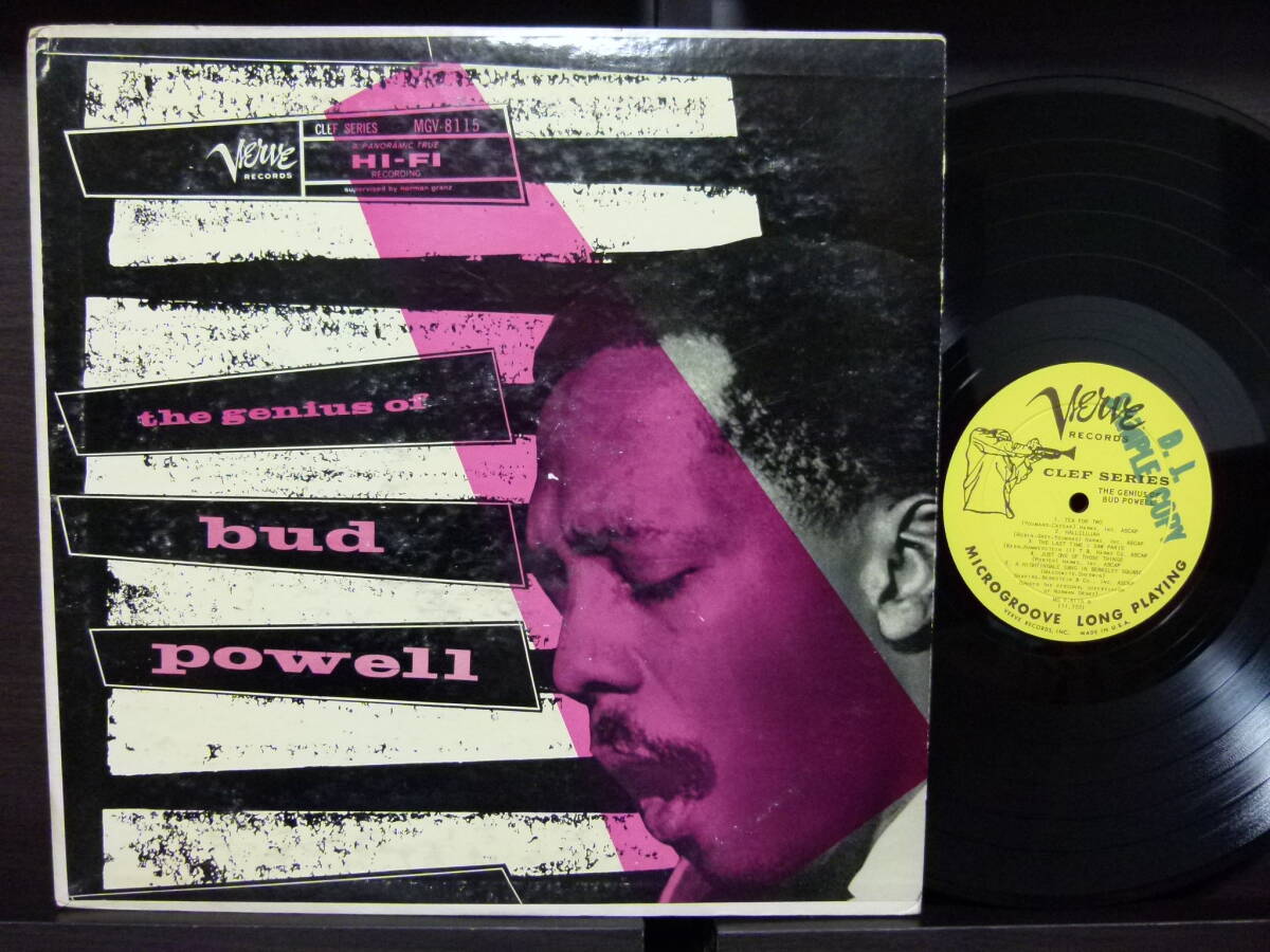 # очень редкий # прекрасный запись промо #BUD POWELL#GENIUS OF BUD POWELL# глубокий паз 