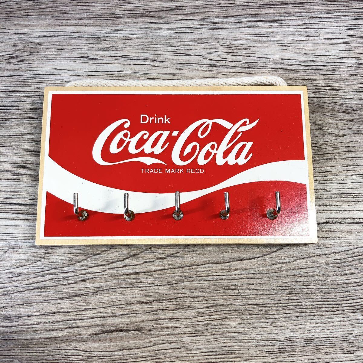 コカコーラ Coca-Cola ロゴ キーフック 鍵掛け 鍵 コカコーラグッズ コレクション コレクター 海外 レトロ雑貨 レトロ アンティーク の画像1