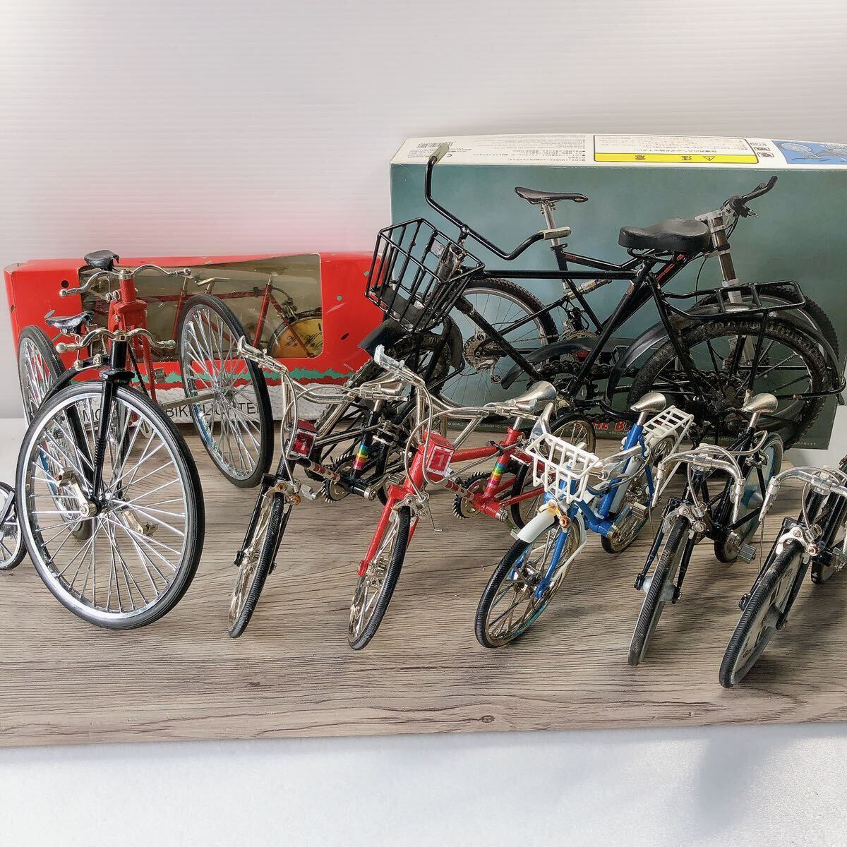  miniature bicycle set sale miniature model bicycle Porsche bike FS mountain bike BM-X bicycle race ma inset .li retro retro miscellaneous goods ornament 