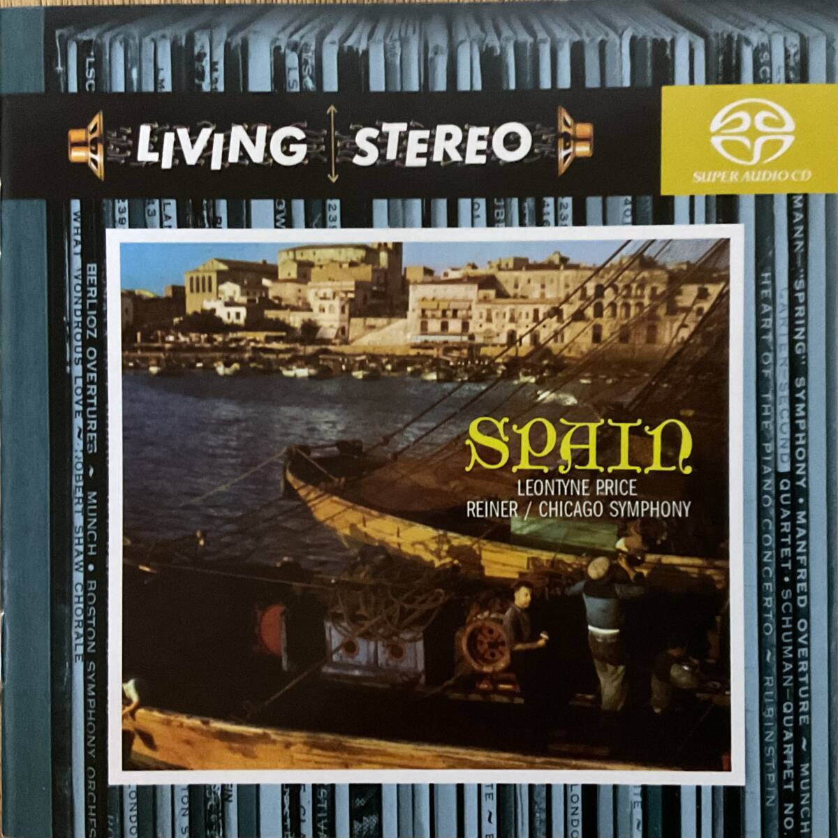 LIVING STEREO SACD、ファリア[恋は魔術師]全曲、アルベニス:ナバーナ他、フリッツ　ライナー指揮、シカゴ交響楽団_画像1