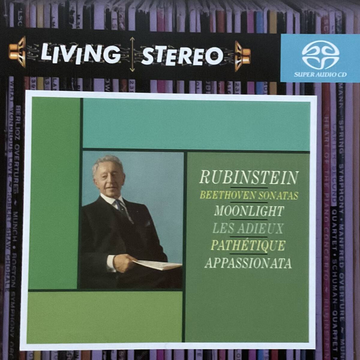 LIVING STEREO SACD: beige to-ven~ piano. sonata compilation no. 8 number [..] no. 10 four number [ month light ] no. 23 number [..] no. 26 number [. another ], Roo bin shu Thai n(p)