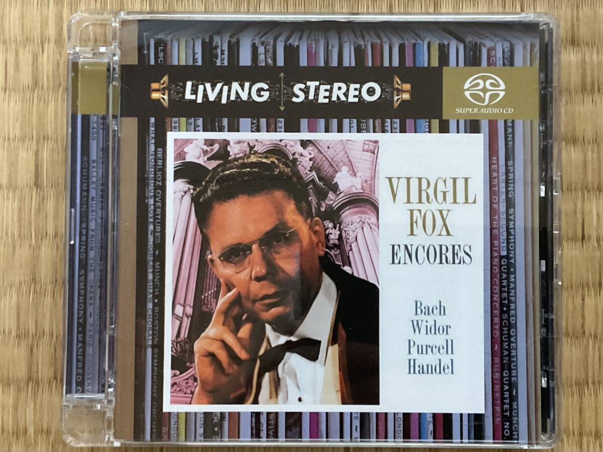 LIVING STEREO SACD:ヴァージル　フォックス/オルガン　アンコール~js.バッハ[小フーガト短調]他4曲&ヘンデル、2曲&エルガー、他_画像5