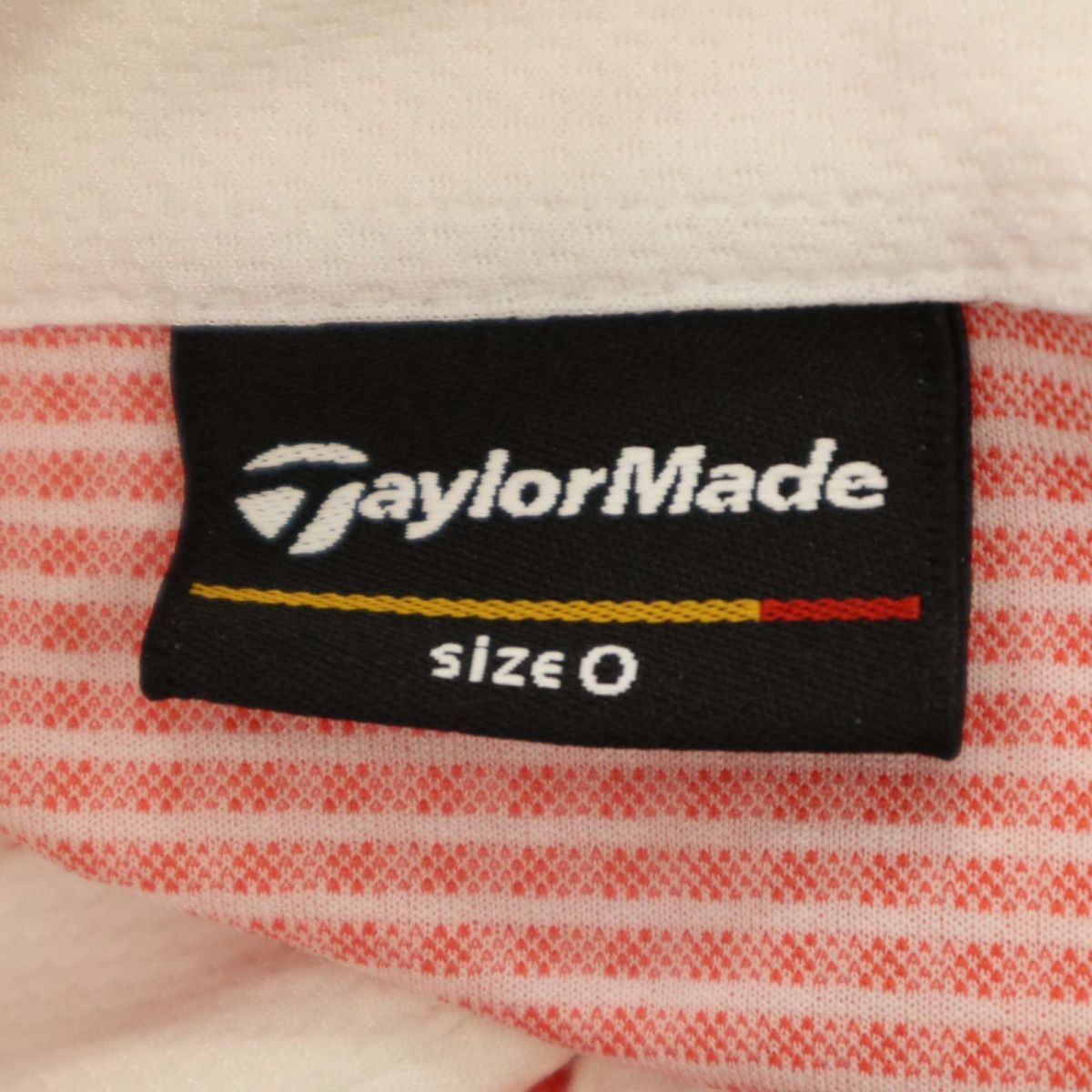 TaylorMade テーラーメイド 春夏 半袖 ロゴ刺繍★ ボタンダウン チェック ポロシャツ Sz.O　メンズ ゴルフ 大きいサイズ 赤　C4T04525_5#D_画像6