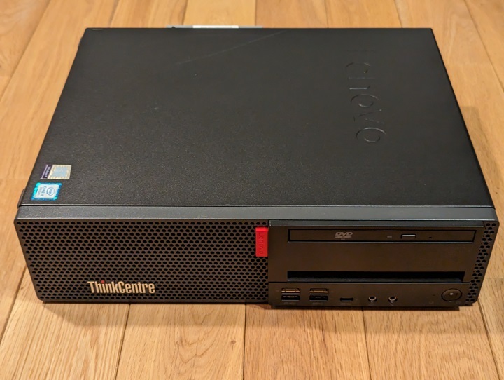 Lenovo ThinkCentre M720s Core i3-8100 RAM16GB/HDD250GB/DVD-RW/Windows11Proの画像1