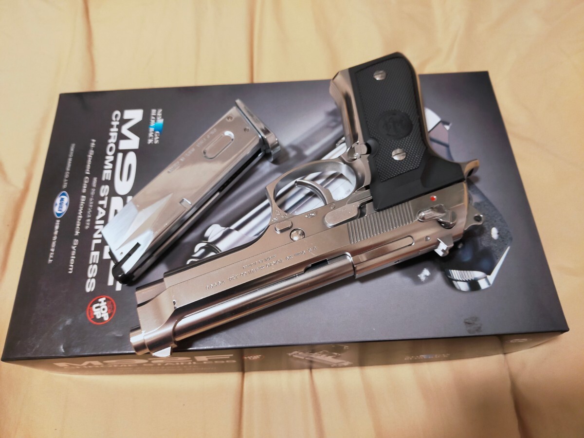 東京マルイ　M92F ニッケルバージョン　箱付！_画像3