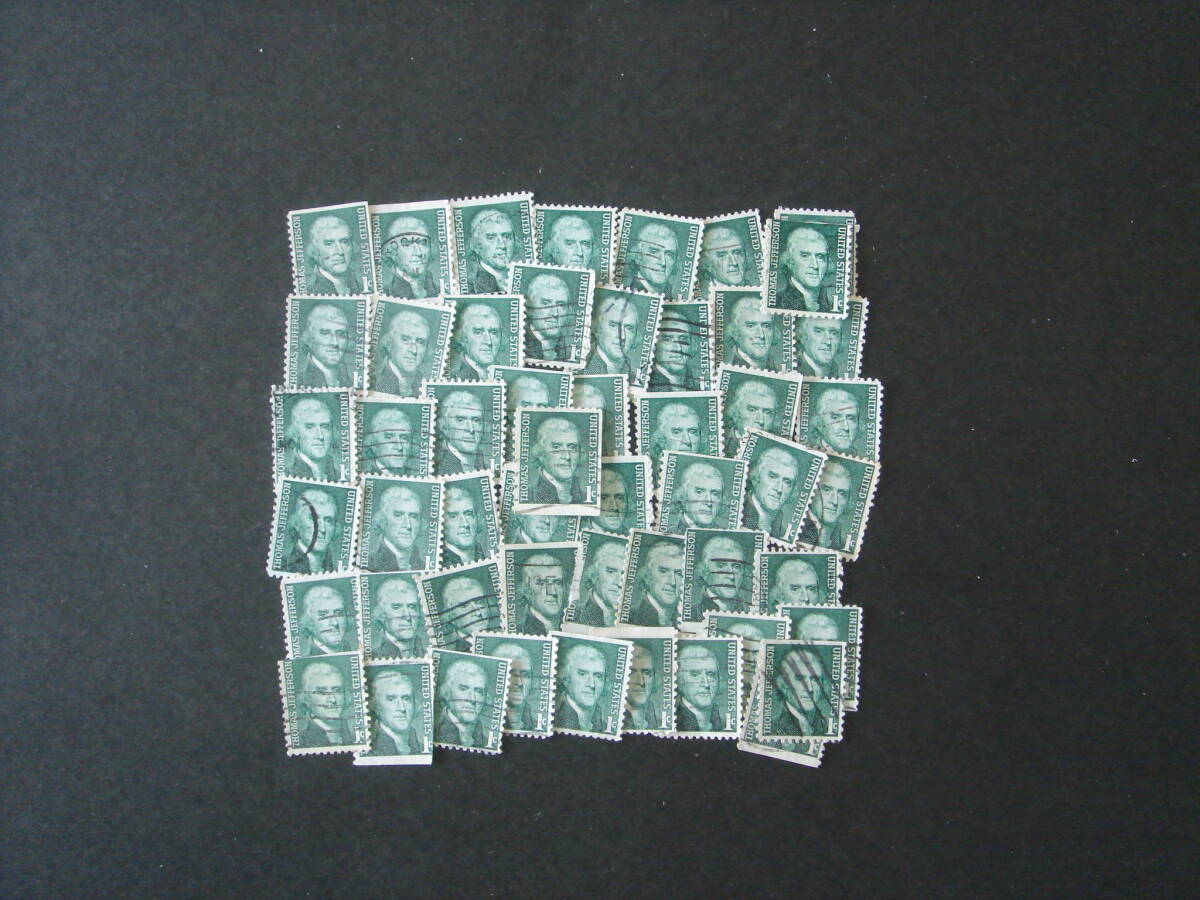 アメリカ切手 　100枚　使用済_画像2