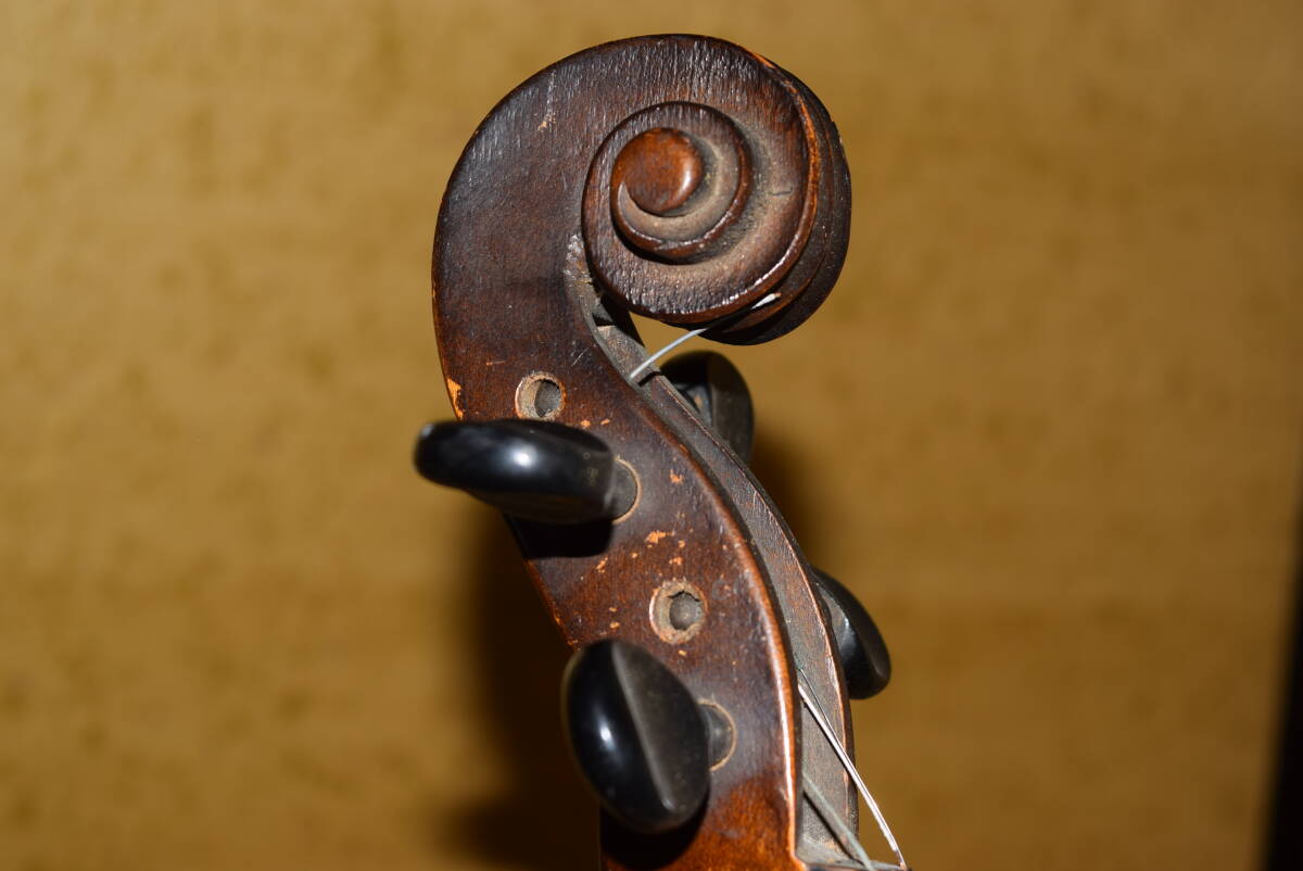 水野正次郎 SHOJIRO MIZUNO バイオリン No.M50 4/4サイズ 名古屋 日本製 弦楽器 オーケストラ 弓 ハードケース付 ジャンクの画像2