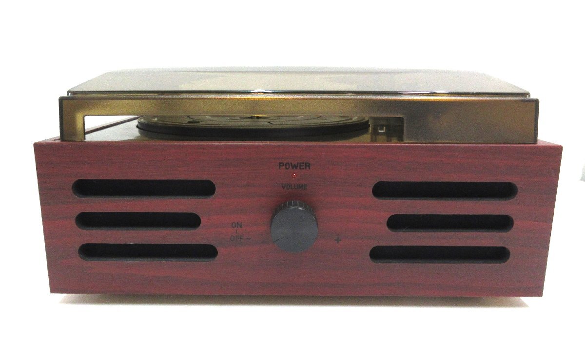 [417-6942k]*1 jpy start * amplifier built-in record player 