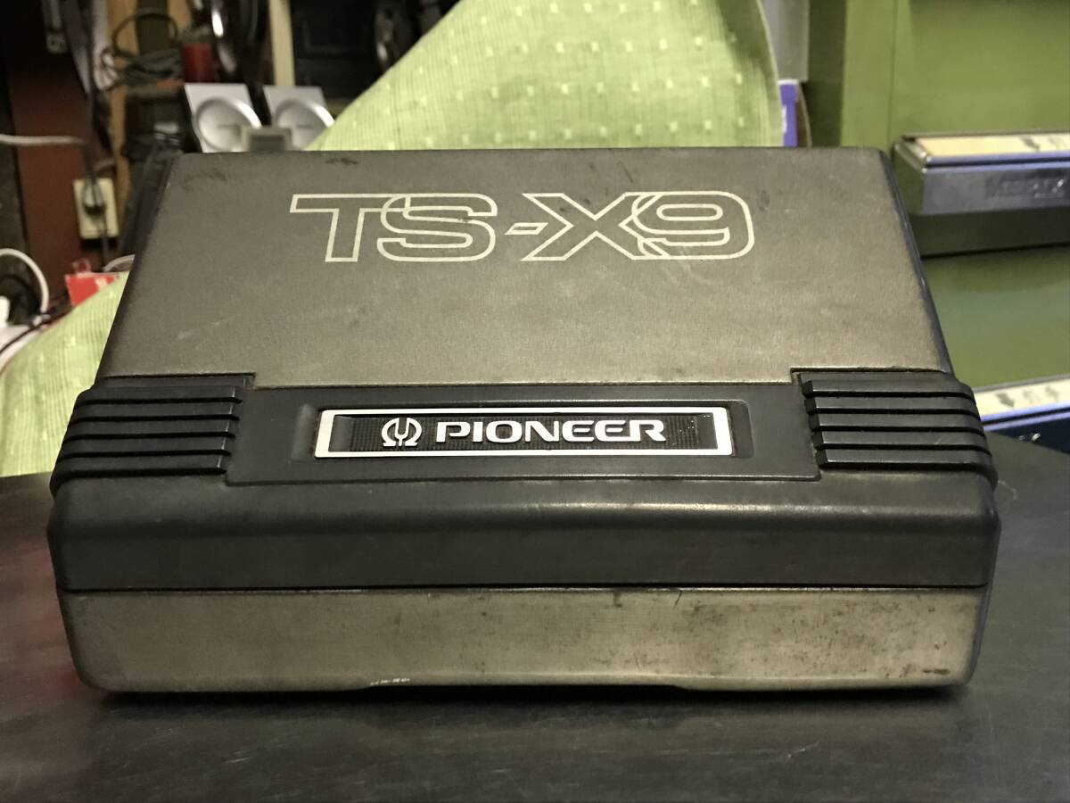  that time thing! Pioneer PIONEER[TS-X9] long Sam car Boy 2WAY speaker 1 piece *SP code attached ( used * sound out OK) street road old car Showa Retro 