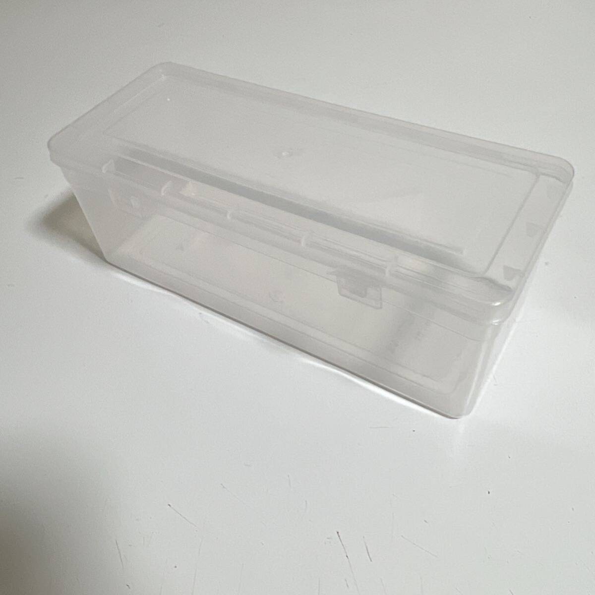 [小物入れ]14:AMEX 透明　長方形　プラスチック