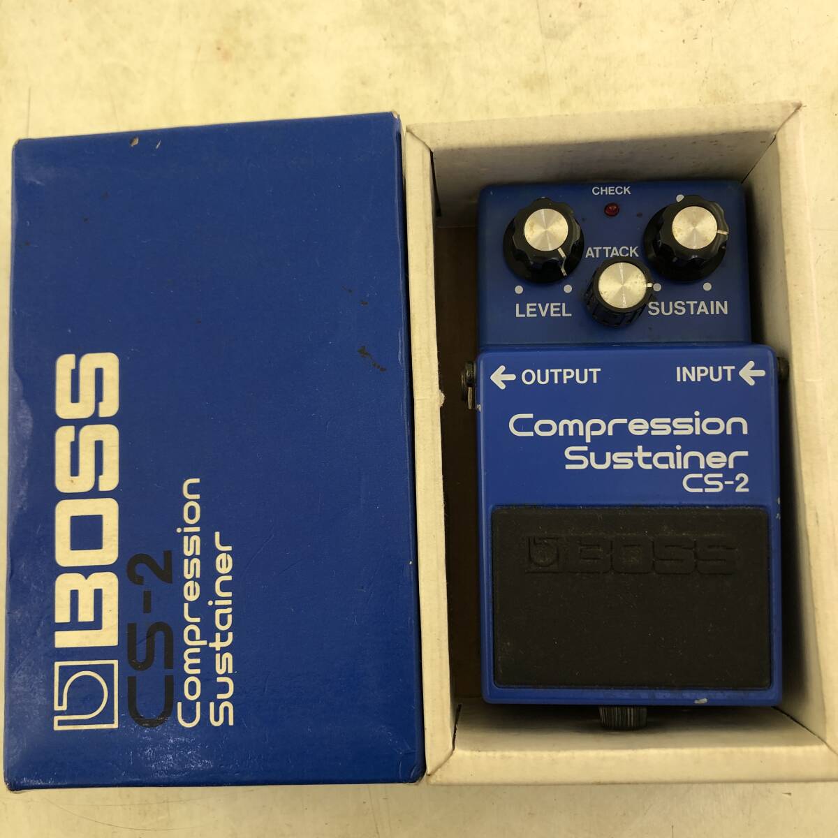 【動作未確認】BOSS CS-2 Compression Sustainer コンプレッサー 箱付き エフェクターの画像3