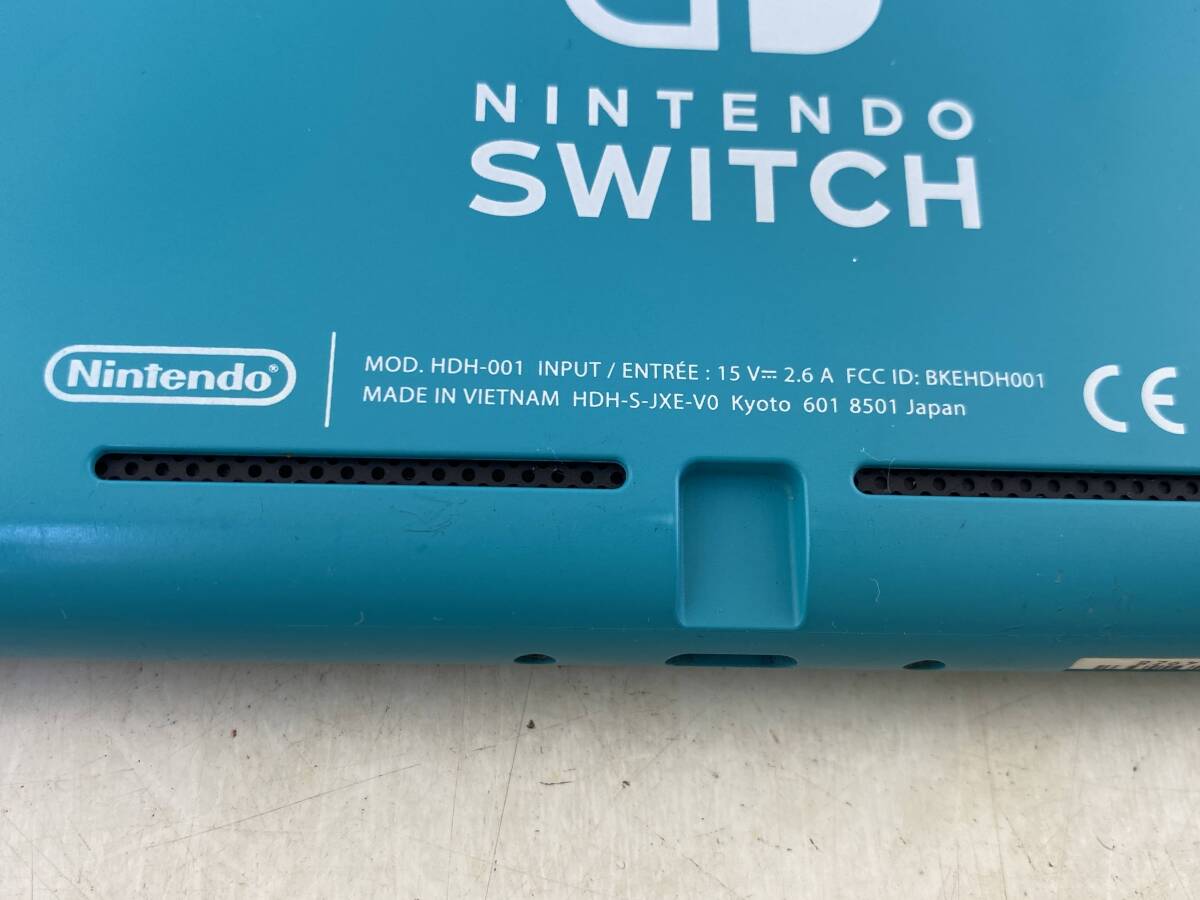 【１円～】Switch Lite スイッチライト ターコイズ 任天堂 NINTENDO 【ジャンク】_画像8