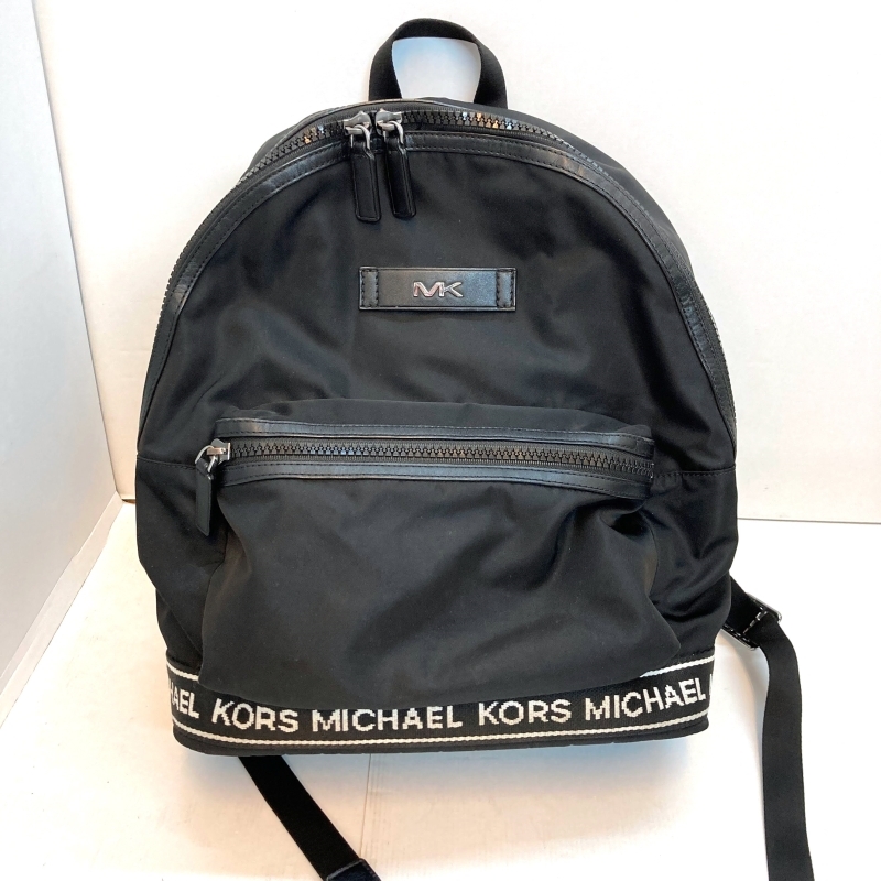 【1円～】MICHAEL KORS マイケル・コース リュック バックパック 黒 ブラック レディース バッグ _画像1