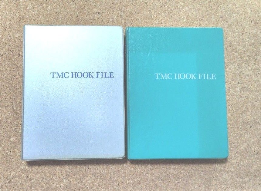 TIEMCO ティムコ フライフックファイル ブルー シルバーフライフック付き ２セット 