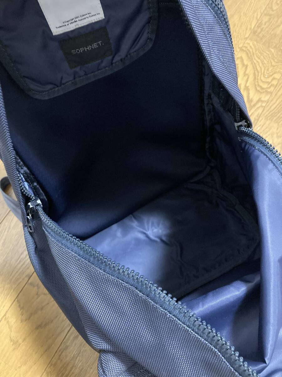 [VISVIM×SOPH] BALLISTIC RUCK SACK 22L bottom leather burr stick backpack rucksack navy sof visvim 