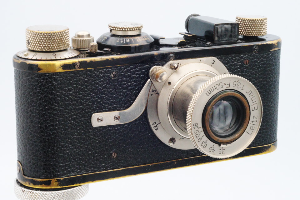 ★オーバーホール済み★ ライカA型 ニッケルエルマー 5cm f3.5 Model A型 ブラックペイントがとても美しい 50mm f3.5 Elmar Leica I の画像1