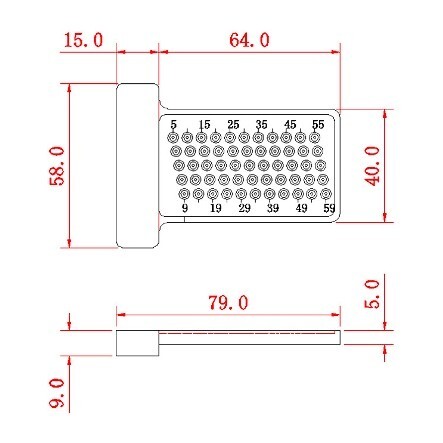 60 木工定規 ゲージ スコヤ 大工　測定　定規 工具 ケガキ　T型 便利 4_画像4