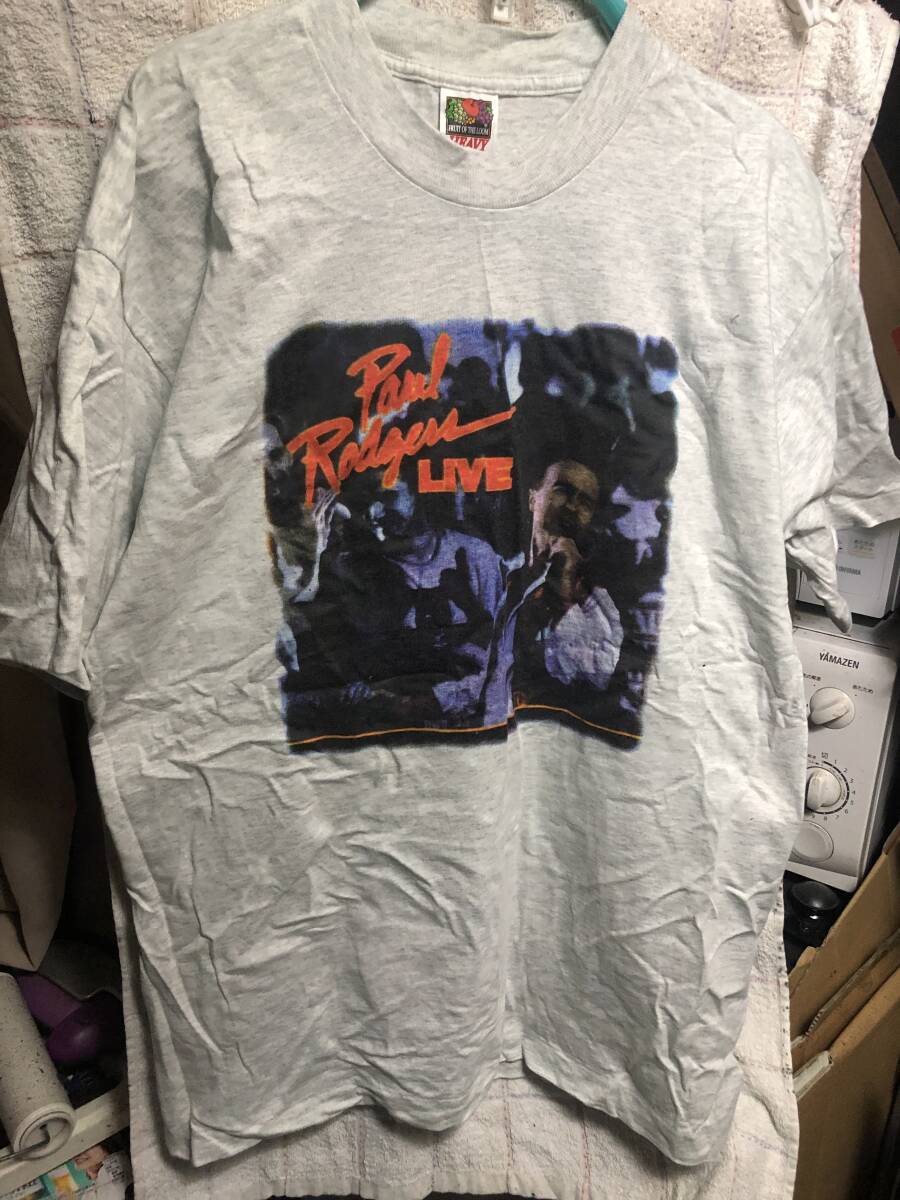 【コンサートグッズ】【Tシャツ】　Paul Rodgers Japan'96 【未着用】_画像1