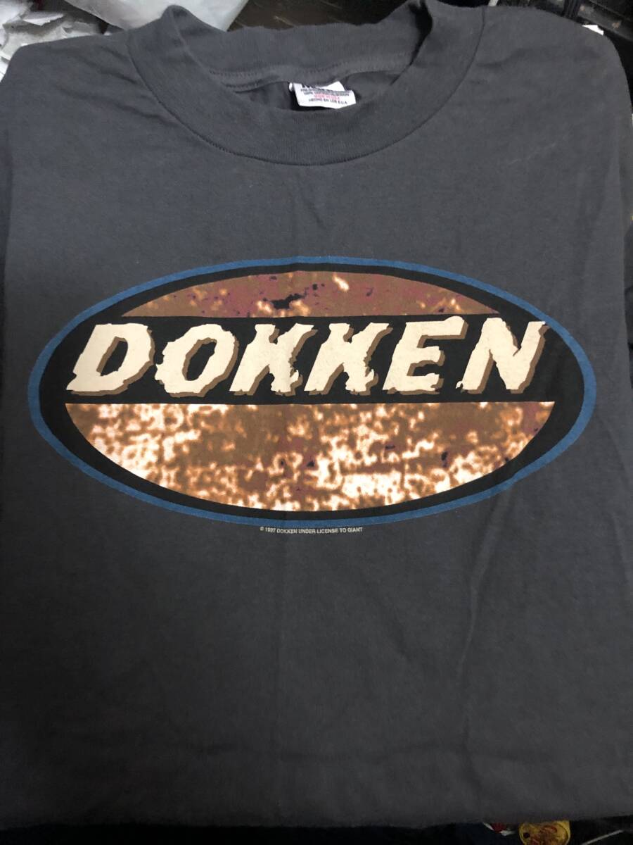 [ концерт товары ][ футболка ] DOKKEN World Tour\'97 [ неношеный ]