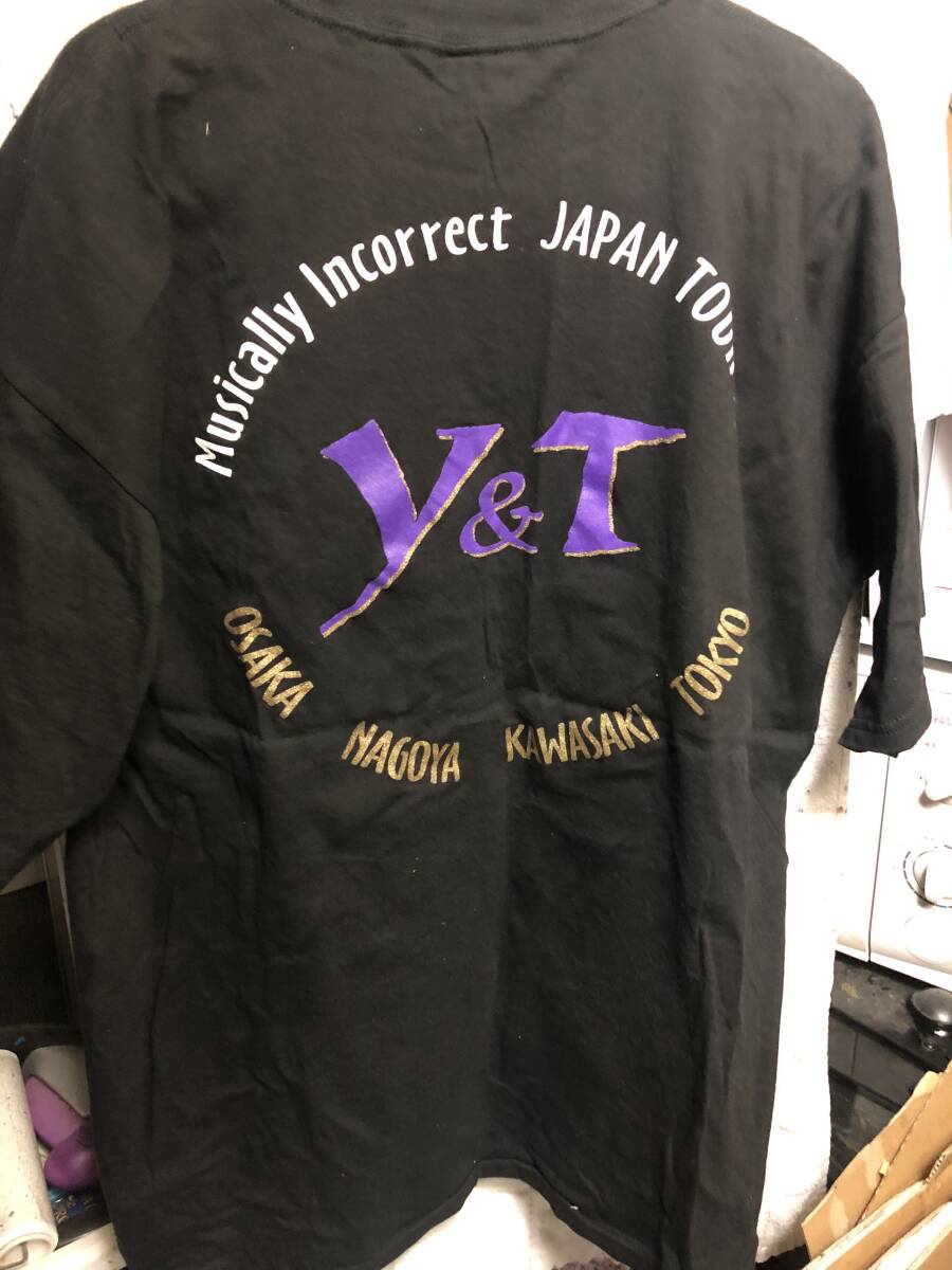 【コンサートグッズ】【Tシャツ】　Y＆T　Musically Incorrect Japan Tour 1996　【未着用】_画像2