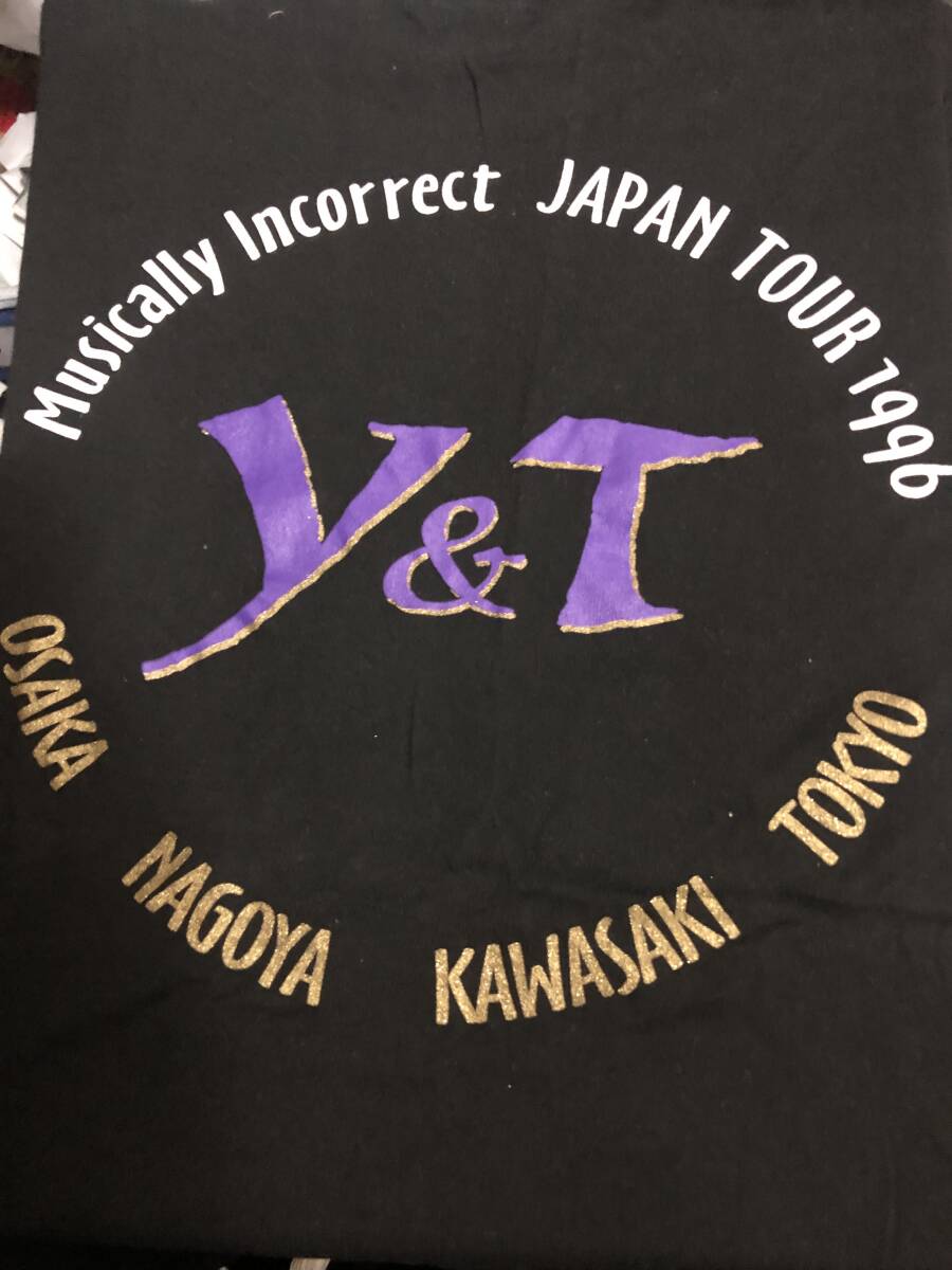 【コンサートグッズ】【Tシャツ】　Y＆T　Musically Incorrect Japan Tour 1996　【未着用】_画像4