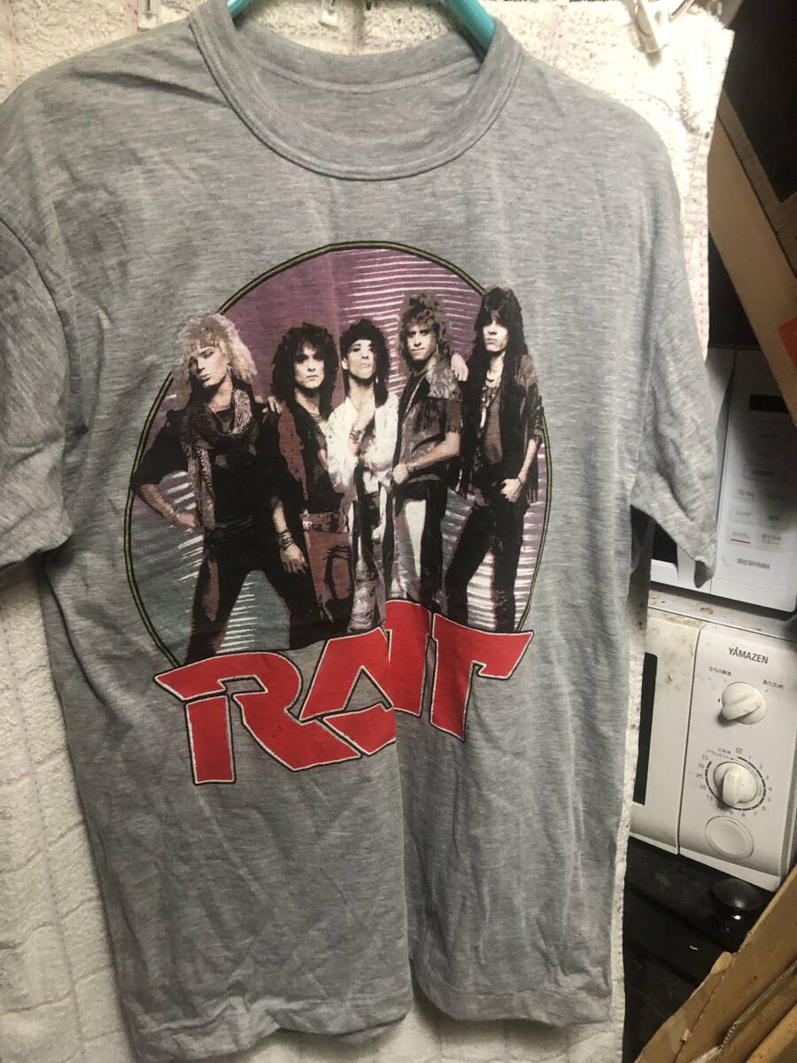 【コンサートグッズ】【Tシャツ】　RATT INVASION OF YOUR PRIVACY TOUR'85・'86 IN JAPAN【未着用】_画像1