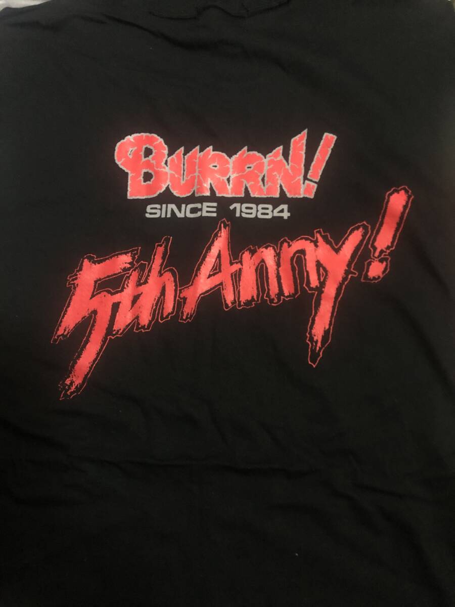 【HEAVY METAL】【Tシャツ】　BURRN! SINCE 1984 5th Anny!【未着用】_画像4