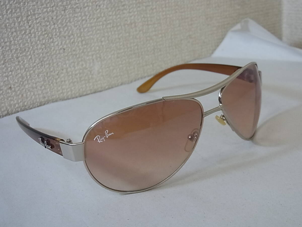 160430H91-0511H■Ray-Ban■レイバン　サングラス　2017　ブラウン系　ティアドロップ　メガネ・眼鏡　アンティーク_画像6